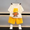 2025 New Style Boys Summer Wear Suit for Kids Cool Handome Baby Short-Sleeved Clothes Children's Fashion