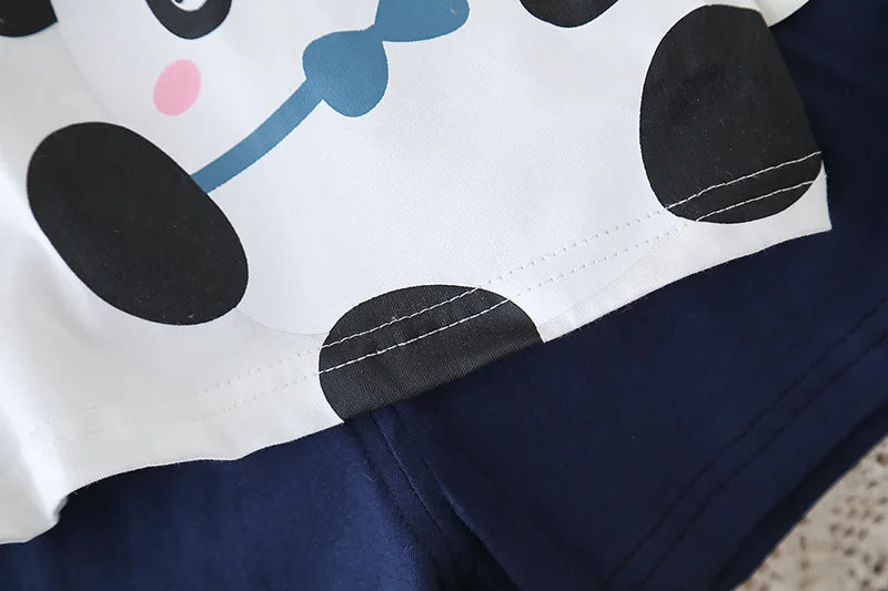 Summer Fashion Baby Clothes Suit Children Boys Cartoon T-Shirt Shorts 2Pcs/Sets Toddler Clothing Infant Costume Kids Tracksuits