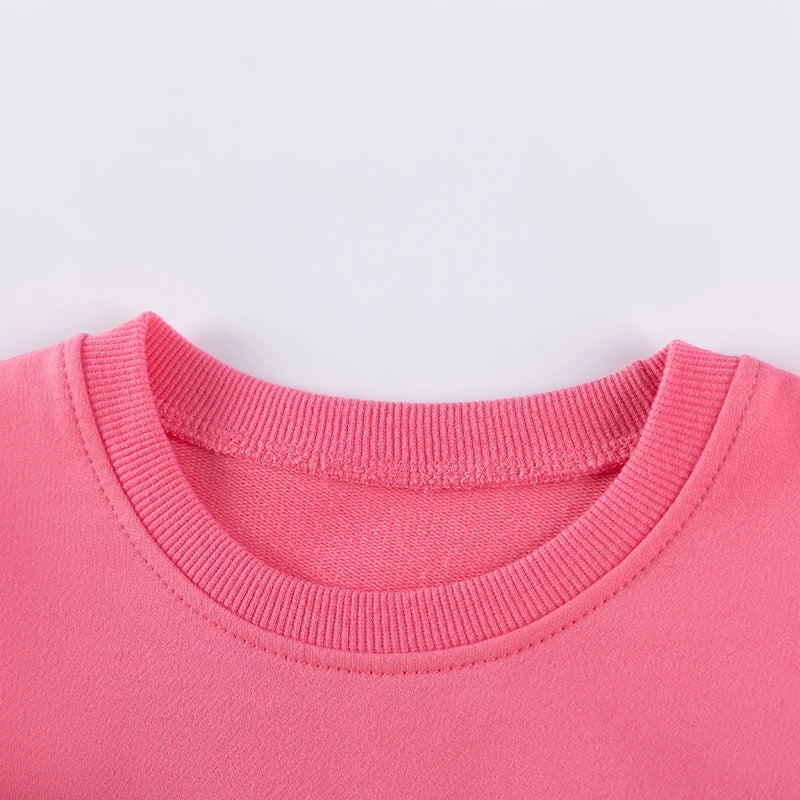 Little maven Animal Butterfly Appliques Children's Clothing Autumn Baby Girls Long Sleeve Top for Sweatshirts Girls Sweatshirt