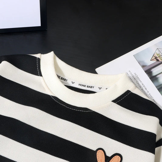 Children's Sweatshirt Kids Clothes Boys Girls T-shirt Elastic Top Sweater Long Sleeve Pullover Tops Baby Children Clothing