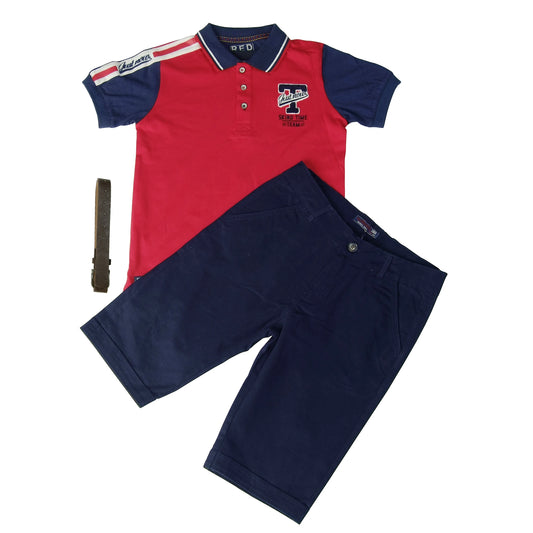 Summer Baby Clothing Sets for Boys 4-12 Years Cotton Fabric Kid Boy Clothes Set