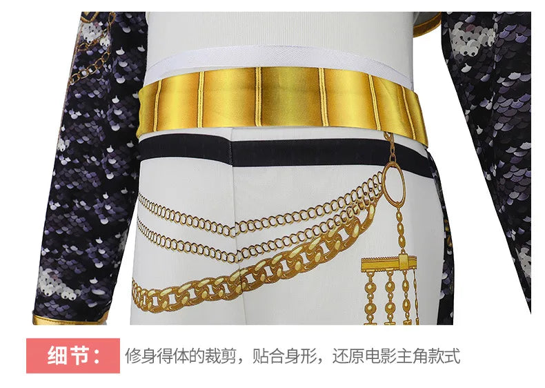 4-12 Years K-POP Rumi Cosplay Girls Clothing Sets Mira 3Pcs Girls Suits Halloween Zoey Birthday Party Costume New Kids Clothes
