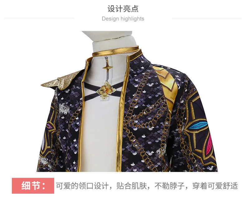 4-12 Years K-POP Rumi Cosplay Girls Clothing Sets Mira 3Pcs Girls Suits Halloween Zoey Birthday Party Costume New Kids Clothes